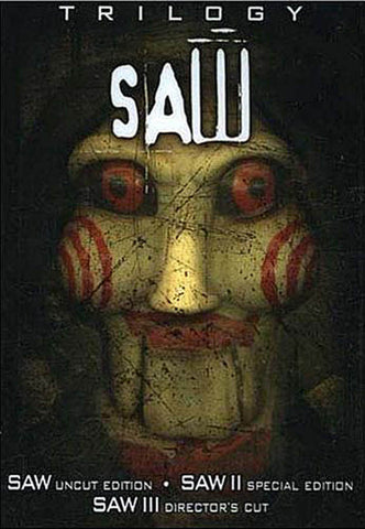 The Saw Trilogy (Saw/ Saw II/ Saw III) (Boxset) DVD Movie 