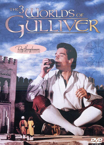 The 3 Worlds of Gulliver (2001 Cover Layout) DVD Movie 