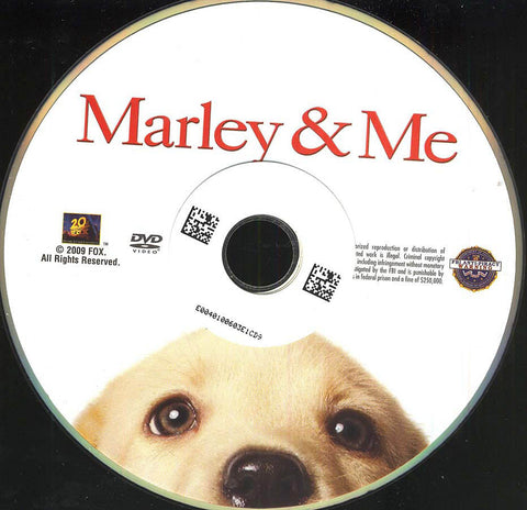Marley and Me (Disc Only) DVD Movie 