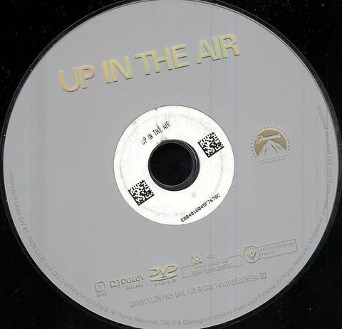 Up in the Air (Disc Only) DVD Movie 