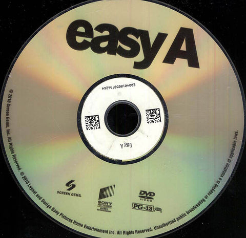 Easy A (Disc Only) DVD Movie 