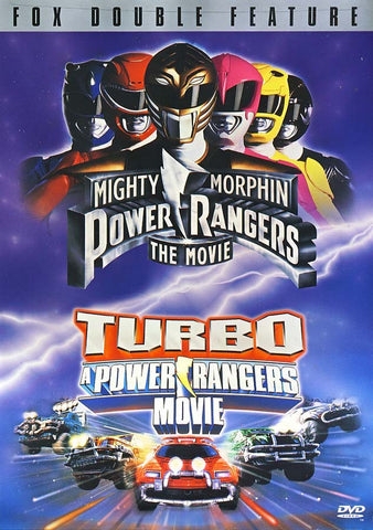 Mighty Morphin Power Rangers The Movie / Turbo - A Power Rangers Movie DVD Movie 