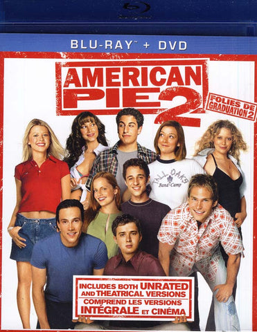 American Pie 2 (Blu-ray + DVD) (Unrated and Theatrical Versions) (Bilingual) (Blu-ray) BLU-RAY Movie 
