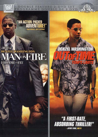 Man On Fire (L Homme en Feu) / Out Of Time (Temps Limite) (Bilingual) DVD Movie 