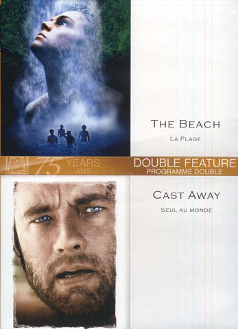 The Beach ( La Plage) / Cast Away (Seul Au Monde) DVD Movie 