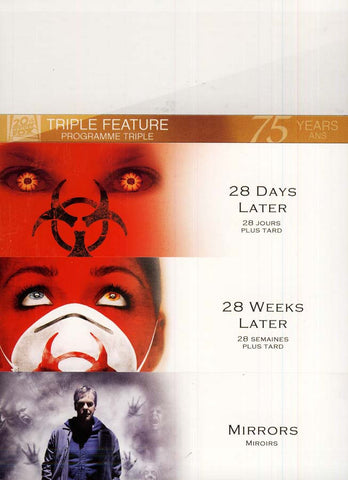 28 Days Later/28 Weeks Later/Mirrors (Fox Triple Feature) (Bilingual) DVD Movie 