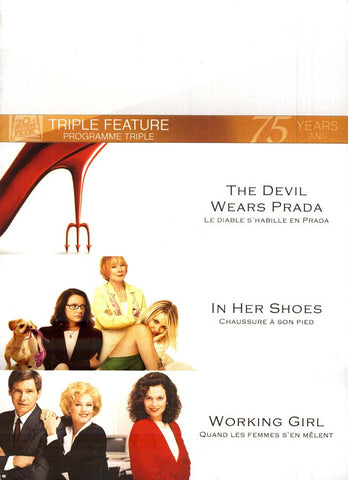The Devil Wears Prada/In HerShoes/Working Girl (Fox Triple Feature)(Boxset) DVD Movie 