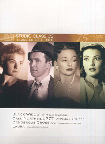 LAURA / BLACK WIDOW / CALL NORTHSIDE 777 / DANGEROUS CROSSING (Fox Studio Classics)(boxset) DVD Movie 