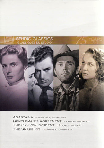 Anastasia / Gentleman s Agreement / Ox-Bow Incident / Snake Pit (Fox Studio Classics) (Boxset) (Bili DVD Movie 