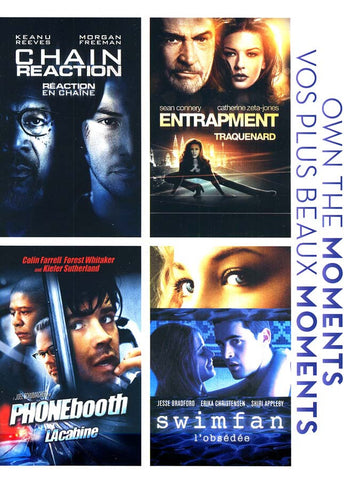 Chain Reaction/ Entrapment/ Phonebooth/ Swimfan (Bilingual) (Boxset) DVD Movie 