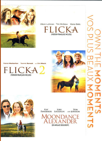 Flicka / Flicka 2 / Moondance Alexander (Bilingual) DVD Movie 
