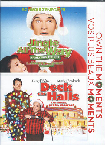 Jingle All The Way (Family Fun Edition) / Deck The Halls (Bilingual) DVD Movie 