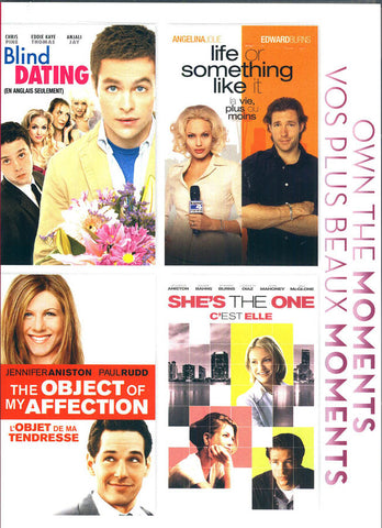 Blind Dating/Life Or Something/The Object Of My Affection/She s The One (Bilingual) DVD Movie 