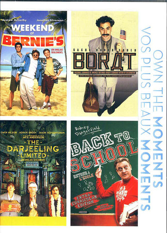 Weekend At Bernies/ Borat/ The Darjeeling Limited/ Back to School (Bilingual) (Boxset) DVD Movie 