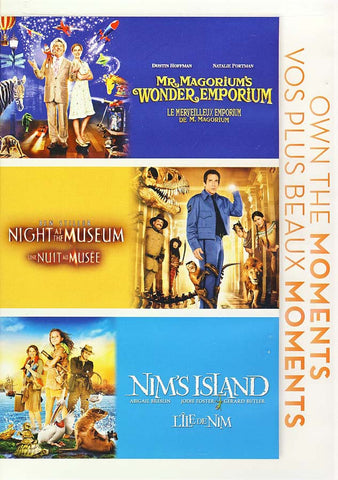Mr. Magorium's Wonder Emporium / Night at Museum / Nim's Island (Bilingual) (Boxset) DVD Movie 