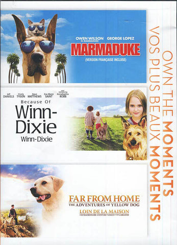 Marmaduke / Because of Winn Dixie / Far From Home (Bilingual) (Boxset) DVD Movie 