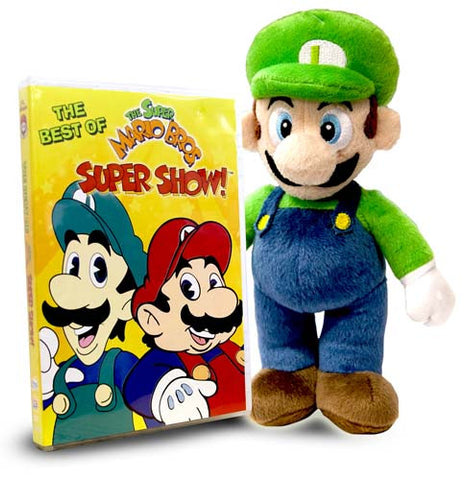 Best of Super Mario - Super Show! (Includes Super Mario - Luigi Plush) DVD Movie 