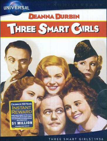 Three Smart Girls (Universal s 100th Anniversary) (Slipcover) DVD Movie 