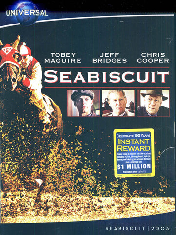 Seabiscuit (Widescreen Edition) (Universal's 100th Anniversary)(Slipcover) DVD Movie 