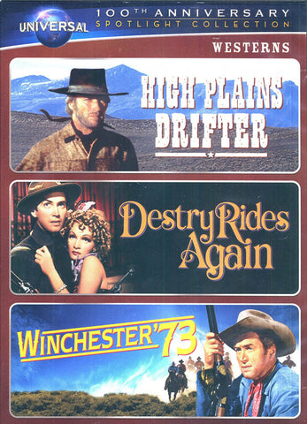 High Plains Drifter/ Destry Rides Again/ Winchester73 (Universal s 100th Anniversary) (Boxset) DVD Movie 