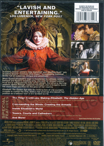 Elizabeth - The Golden Age (Elizabeth L Age D Or) (Bilingual) DVD Movie 