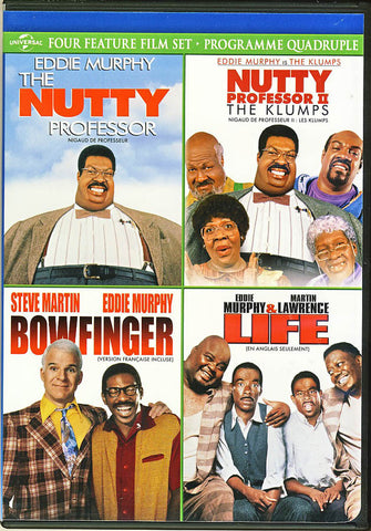 Nutty Professor/Nutty Professor II/Bowfinger/Life (Eddie Murphy Collection) DVD Movie 
