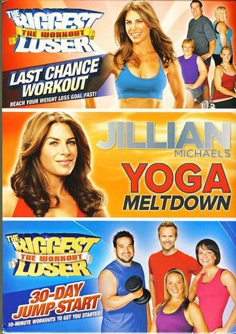 Jillian Michaels Collection (30-Day Jump Start/Last Chance Workout/Yoga Meltdown)(Boxset) DVD Movie 