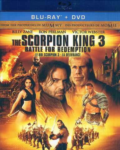 Scorpion King 3 - Battle for Redemption (Blu-ray DVD Combo) (Bilingual) (Blu-ray) BLU-RAY Movie 