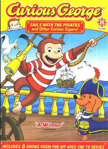 Curious George - Sails With The Pirates and Other Curious Capers! DVD Movie 