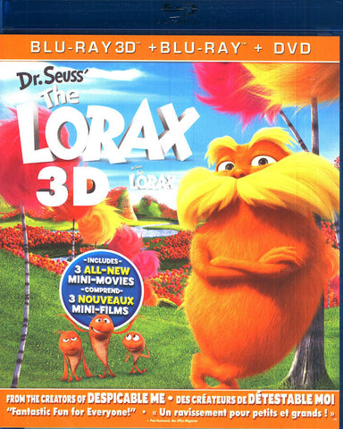 Dr. SeussThe Lorax 3D (3D Blu-ray + Blu-ray + DVD + Digital Copy) (Blu-ray) BLU-RAY Movie 