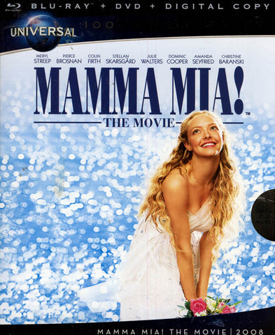 Mamma Mia! The Movie (Blu-ray + DVD + Digital Copy) (Universal's 100th Anniversary) (Blu-ray) BLU-RAY Movie 