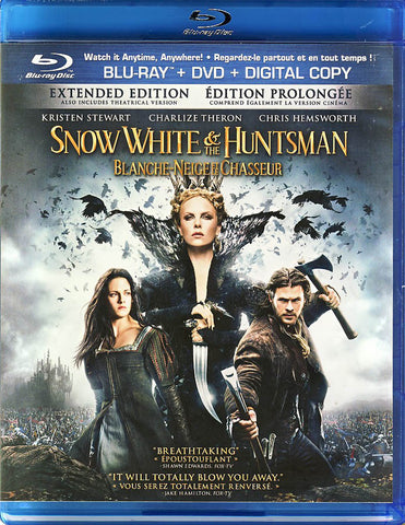 Snow White & the Huntsman - Extended Edition (DVD+Blu-ray) (Blu-ray) (Bilingual) BLU-RAY Movie 