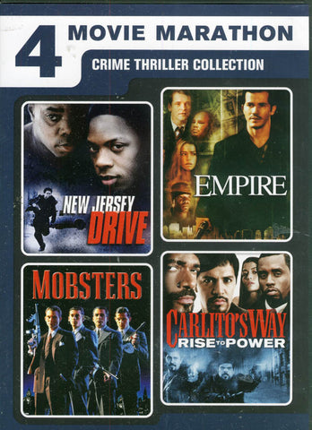 New Jersey Drive/Empire/Mobsters/Carlito s Way: Rise to Power (4 Movie Marathon) DVD Movie 