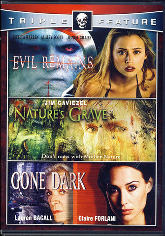 Evil Remains / Nature's Grave / Gone Dark (Triple Feature) DVD Movie 