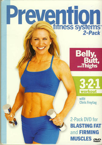 Prevention Fitness Systems - Belly Butt And Thighs / 3-2-1 Workout (2 Pack) DVD Movie 