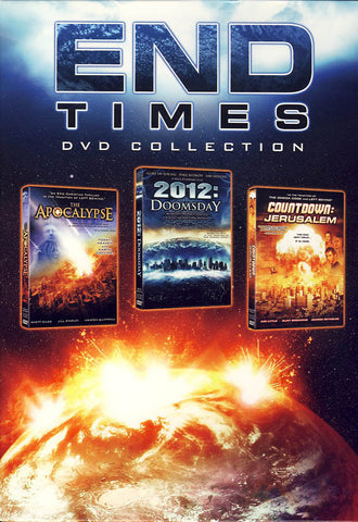 End Times Collection (Apocalypse / 2012:Doomsday / Countdown:Jerusalem) (Boxset) DVD Movie 