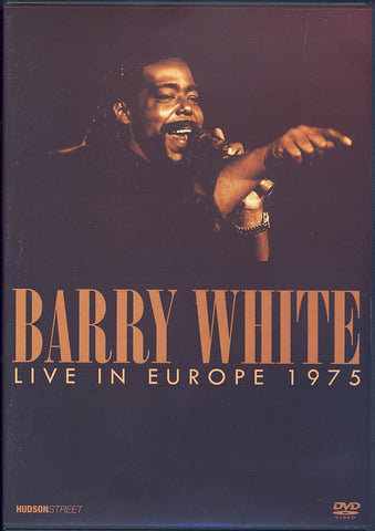 Barry White Live in Europe DVD Movie 