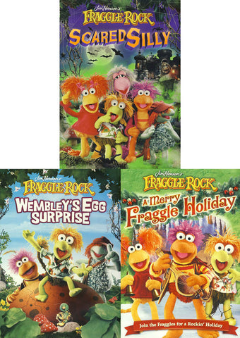 Fraggle Rock - (scared silly / Wembley's Egg Surprise / A Merry Fraggle Holiday) (3 Pack) DVD Movie 