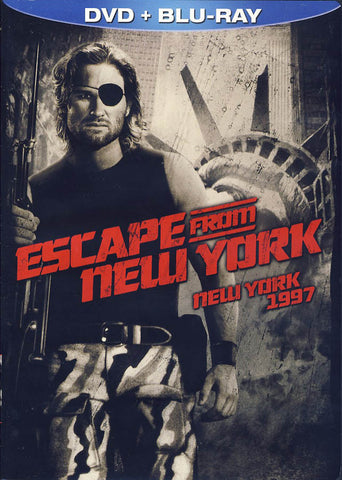 Escape From New York (DVD+Blu-ray) (Blu-ray) (Bilingual) (DC) BLU-RAY Movie 