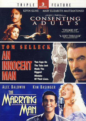 Consenting Adults / An Innocent Man / The Marrying Man DVD Movie 