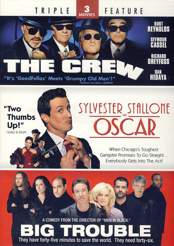 Crew / Oscar/ Big Trouble (Triple Feature) DVD Movie 