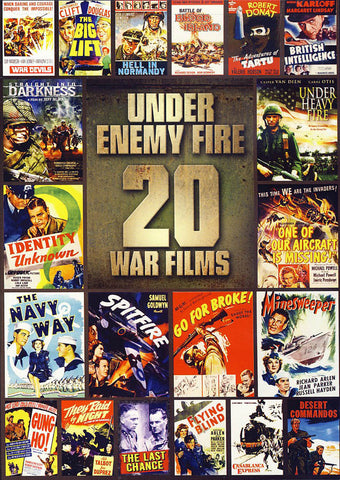 Under Enemy Fire - 20 War Films (Boxset) (Limit 1 copy) DVD Movie 