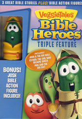 VeggieTales: Bible Heroes Triple Feature (Bonus:Josh Bible Action Figure)(Boxset)