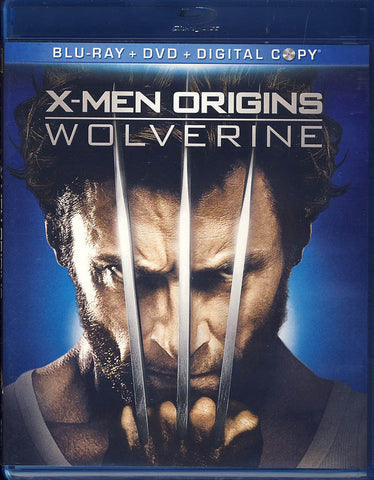 X-Men Origins: Wolverine (Blu-ray + DVD + Digital Copy) (Blu-ray) BLU-RAY Movie 