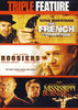 The French Connection / Hoosiers / Mississippi Burning (Triple Feature) DVD Movie 