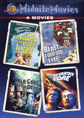 The Phantom from 10,000 Leagues / The Beast with 1,000,000 Eyes! / War Gods of the Deep / At the Ear DVD Movie 