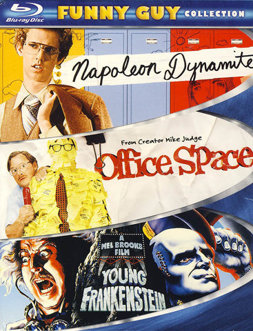Napoleon Dynamite / Office Space / Young Frankenstein - Funny Guy Collection (Boxset) (Blu-ray) BLU-RAY Movie 