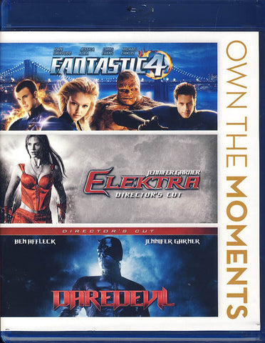 Fantastic Four/Elektra/Daredevil (Triple Feature)(Blu-ray) BLU-RAY Movie 