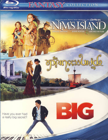 Nim s Island / The Princess Bride / Big (Fantasy Collection) (Blu-ray) (Boxset) BLU-RAY Movie 