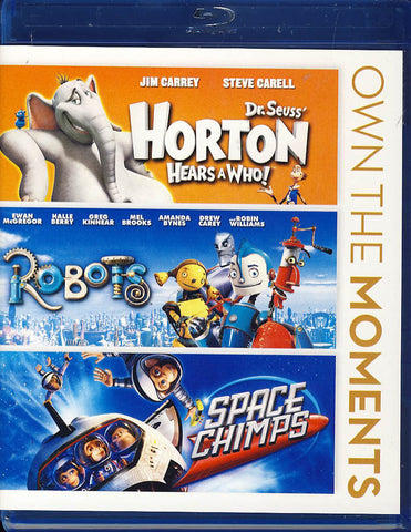 Dr. Seuss   Horton Hears a Who!  / Robots / Space Chimps (Blu-ray) (Boxset) BLU-RAY Movie 